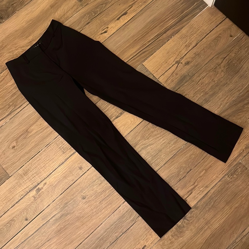 THEO Theo’s Sz XS Black Dress Pant - Lycra Polyamide Viscose Blend